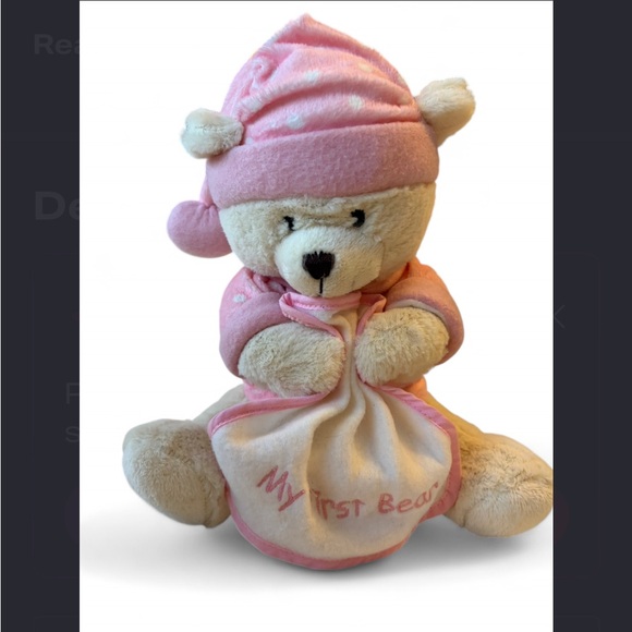 Hugfun Other - Hugfun "My First Bear" plush lovey, designed for babies